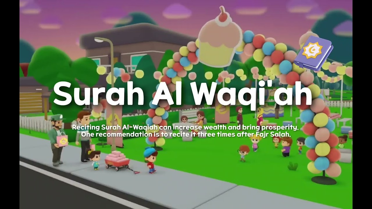 Surah Al Waqi'ah for kids | Mishary Rashid Alafasy