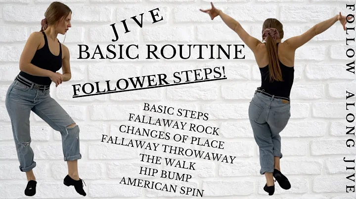Basic JIVE Solo Routine | FOLLOWER Jive Steps | Practice Beginner JIVE Dance Steps