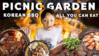 Picknickgarten. Koreanisches BBQ, all you can eat