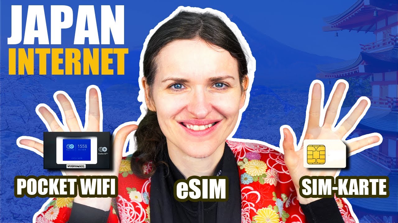 Internet für Japan: SIM-Karte, eSIM oder Pocket WiFi?