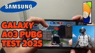 SAMSUNG GALAXY A03 PUBG TEST 2025 : Can it still handle PUBG MOBILE  TDM + CLASSIC ( HD GRAPHICS)
