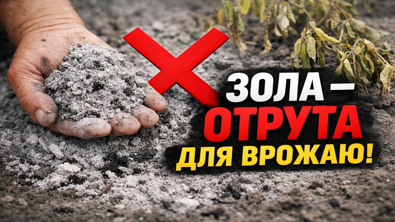 ВСЯ ПРАВДА ПРО ЗОЛУ: Добриво чи ОТРУТА для вашого врожаю?