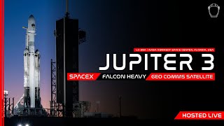 LIVE SpaceX Jupiter 3 Falcon Heavy Launch