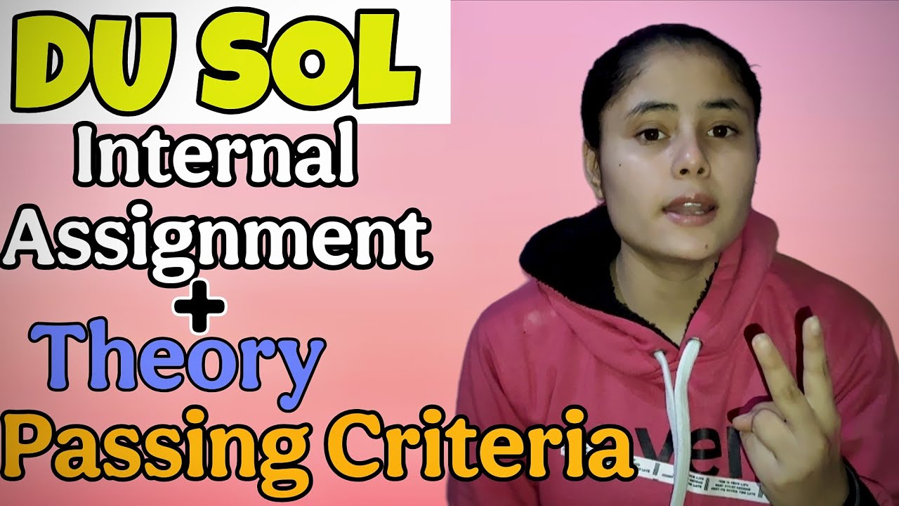 Du Internal Assessment Passing Criteria 2026 Internal Assessment 