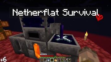Can I Survive on a Hardcore Nether Superflat World with Nothing but... a few Mods?! | [Ep 6]