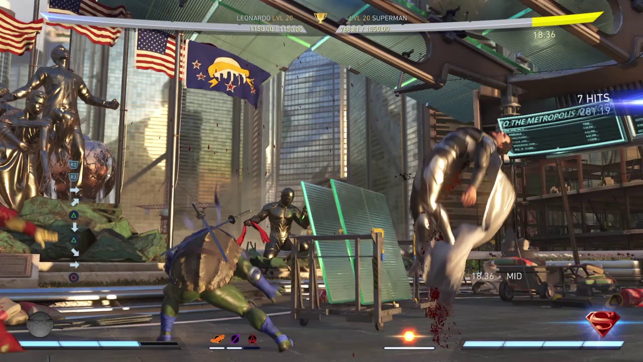 Leonardo Max Damage DP Combo