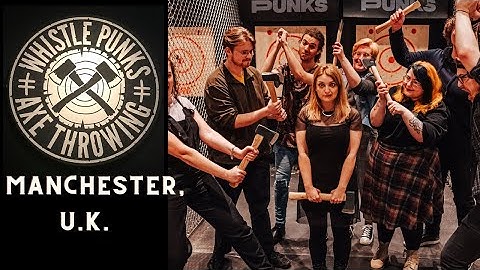 Whistle Punks Axe Throwing, Game Night 1080p HD, Manchester UK
