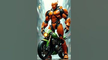 🦾🟧Orange Robot Transformation #shorts #robot #robotics #robots #robotic #transformation #orange