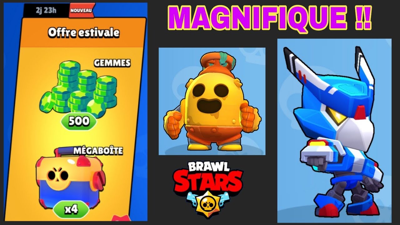 Brawl Stars (Fr) | Gros Pack OPENING + nouveaux Skin Spike ...