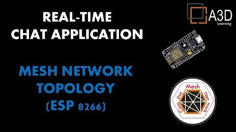 Arduino| Real-time Chat Application using ESP 8266| Mesh Network