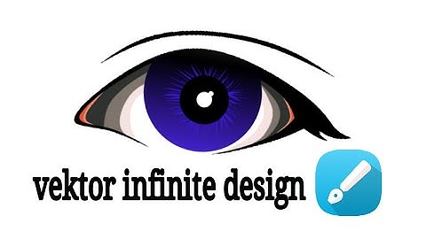 tutorial  vektor infinite design  membuat vektor mata simpel gampng banget