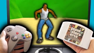 Playing GTA San Andreas on a NINTENDO 64!