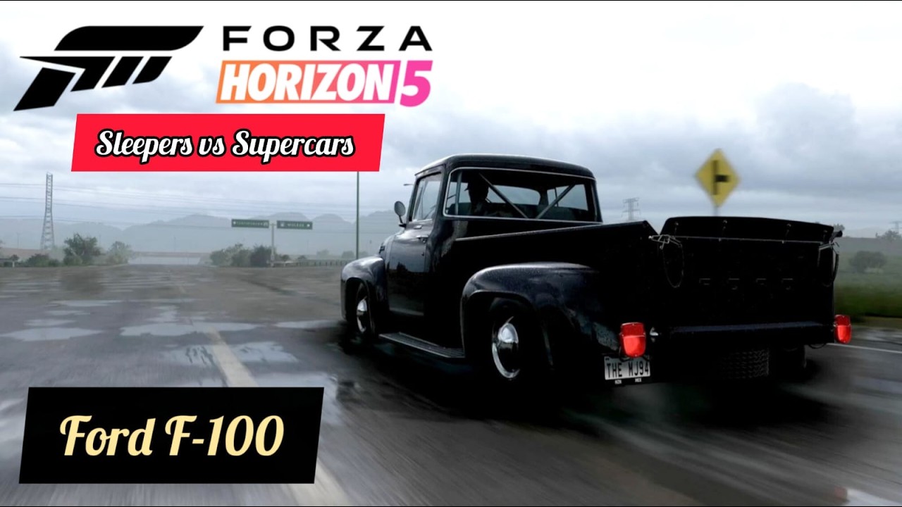 SLEEPERS vs SUPERCARS - Ford F-100  Forza horizon 5