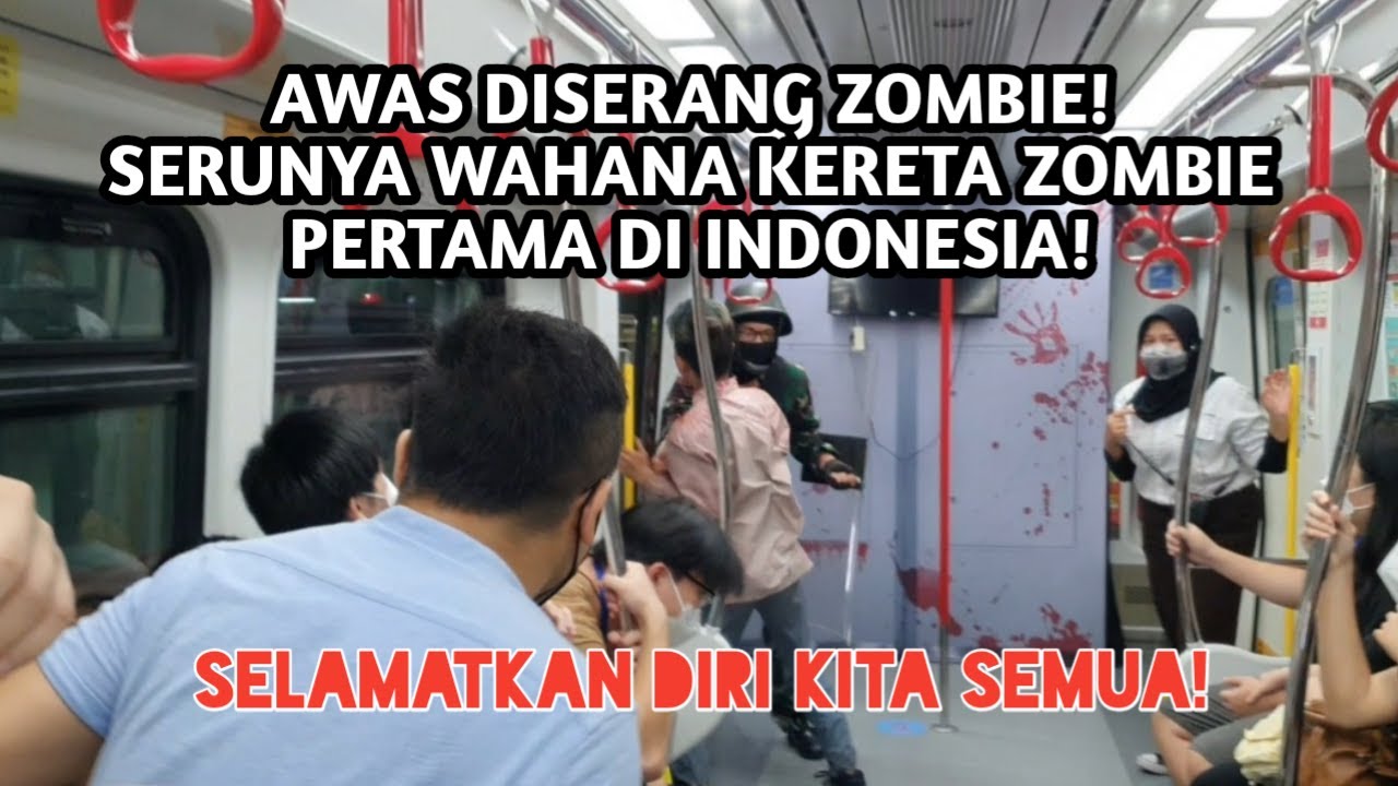 TRAIN TO BUSAN PINDAH KE JAKARTA! | ENJOY THE TRAIN WITH ZOMBIE IN JAKARTA!