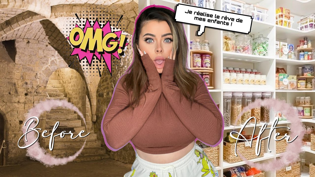 JE TRANSFORME MA CAVE EN MINI MAGASIN ! 😍 pour réaliser le rêve de mes enfants … OMG j’adore !