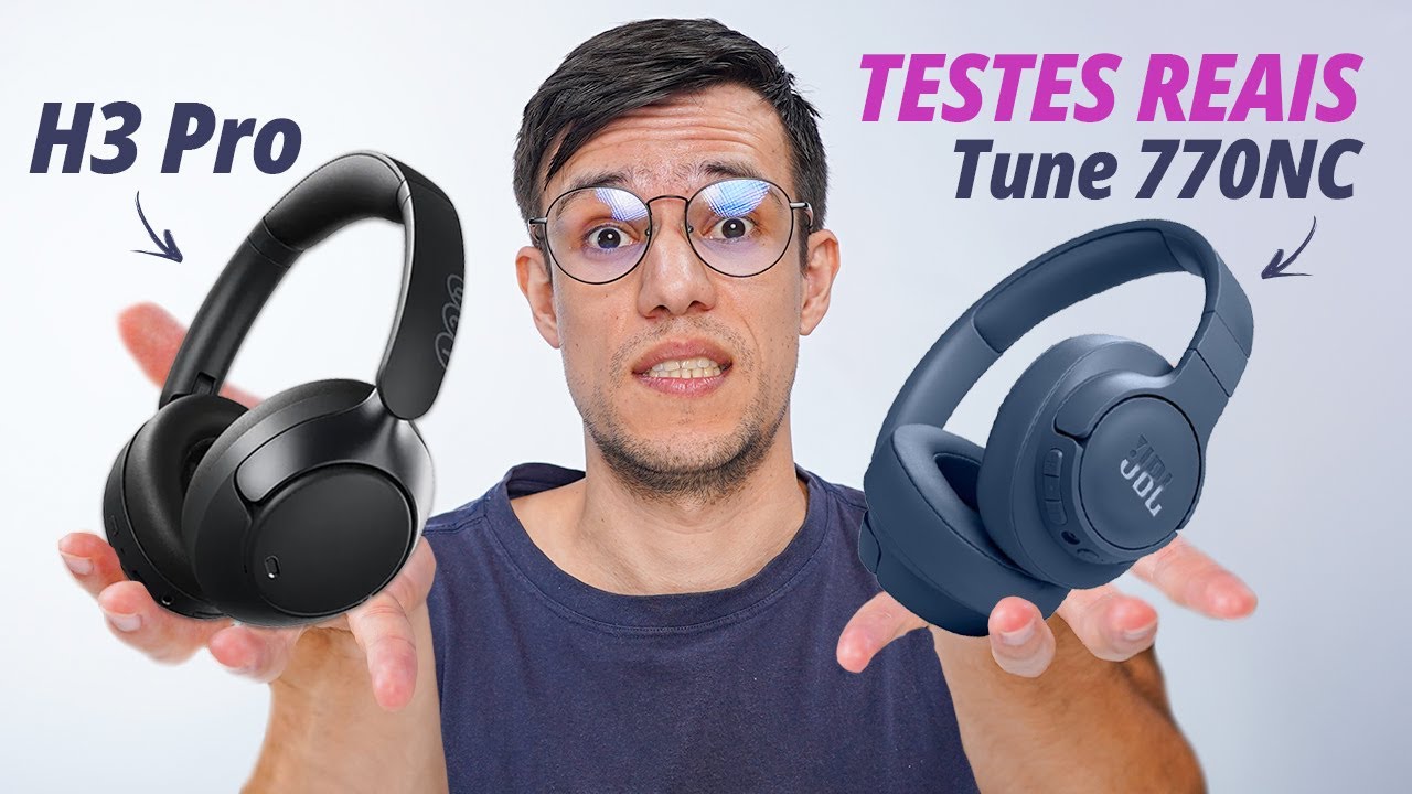 JBL Tune 770NC vs QCY H3 Pro - Qual o melhor HEADPHONE para Comprar? Comparativo