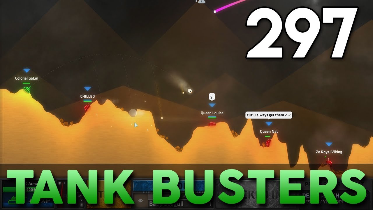 [297] Tank Busters (Let's Play ShellShock Live w/ GaLm and Friends ...