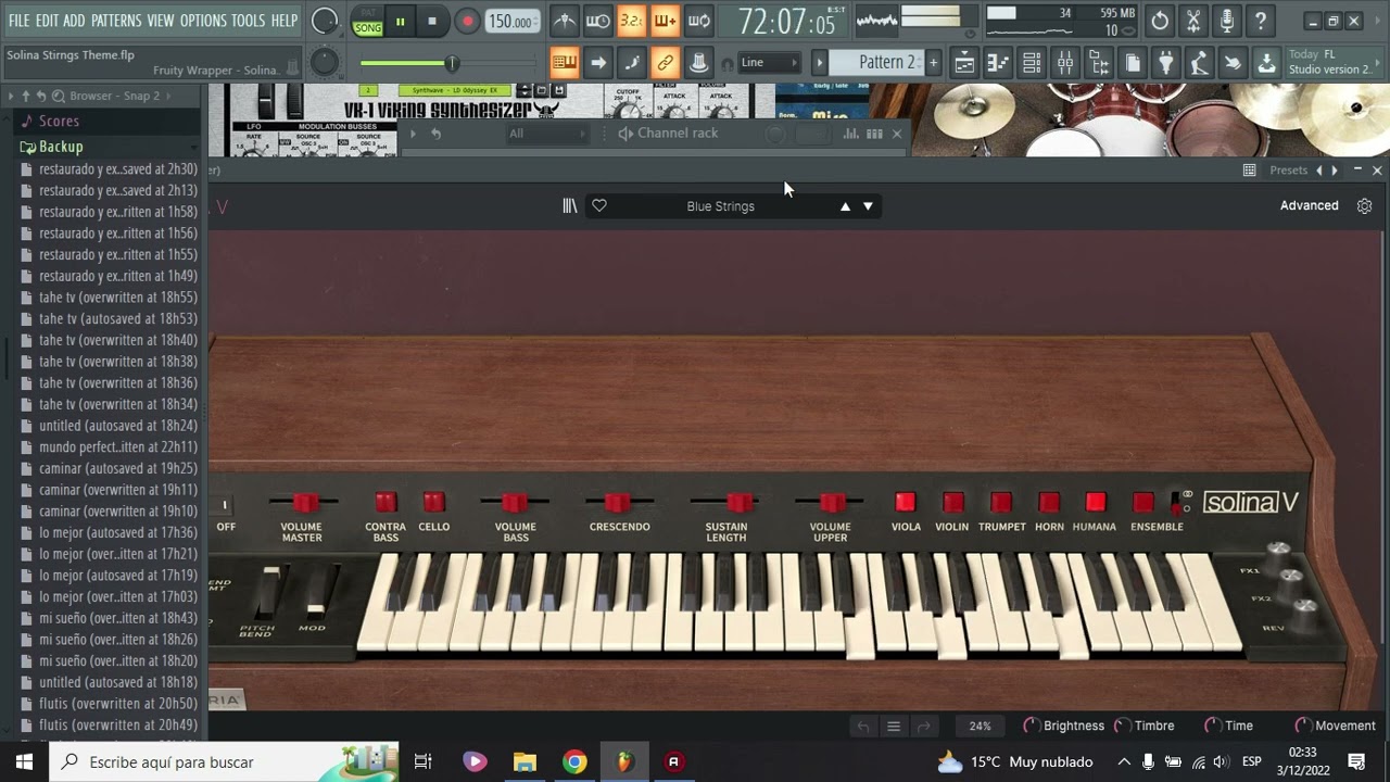 Solina Strings theme | Synthwave | V Collection 9