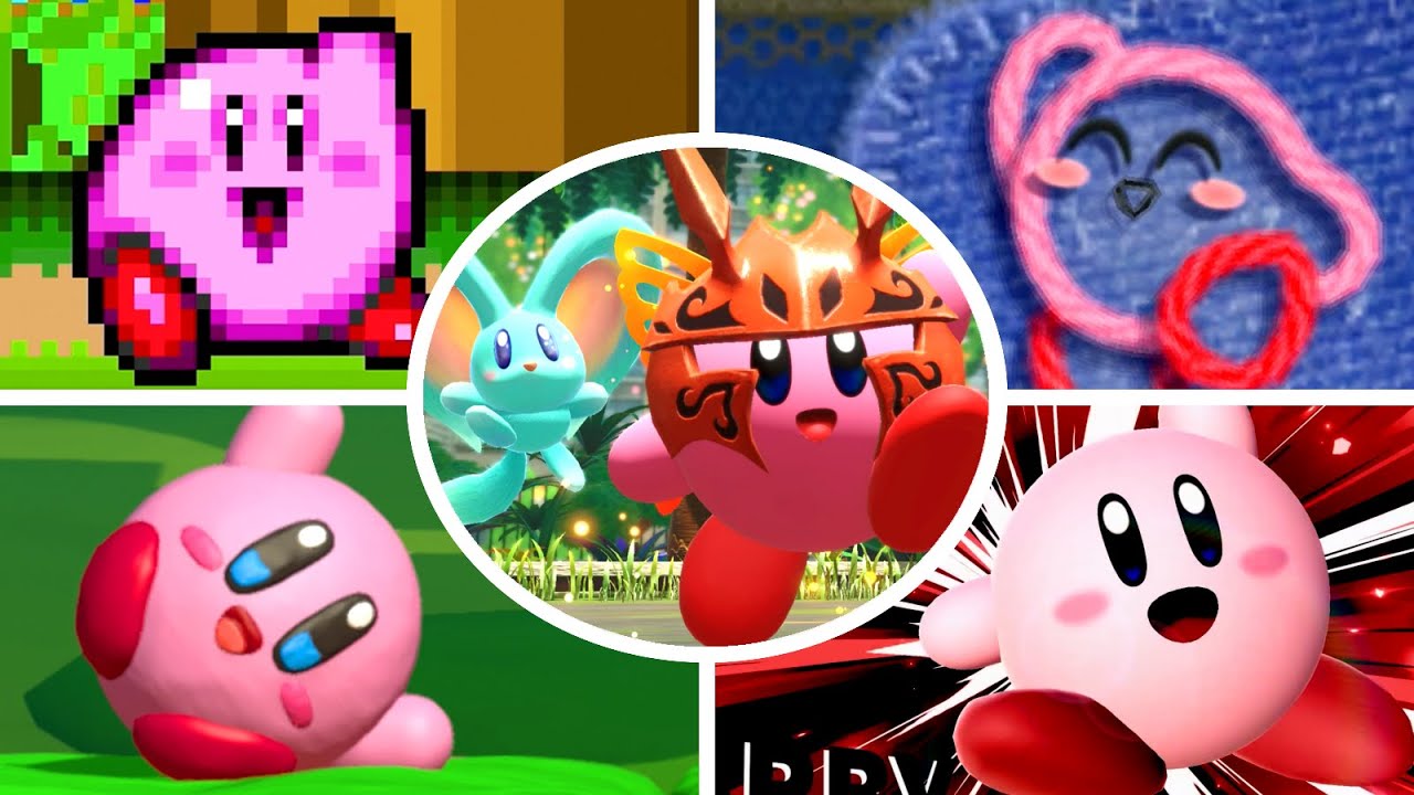 Evolution of Kirby's Victory Dance (1992 - 2026)