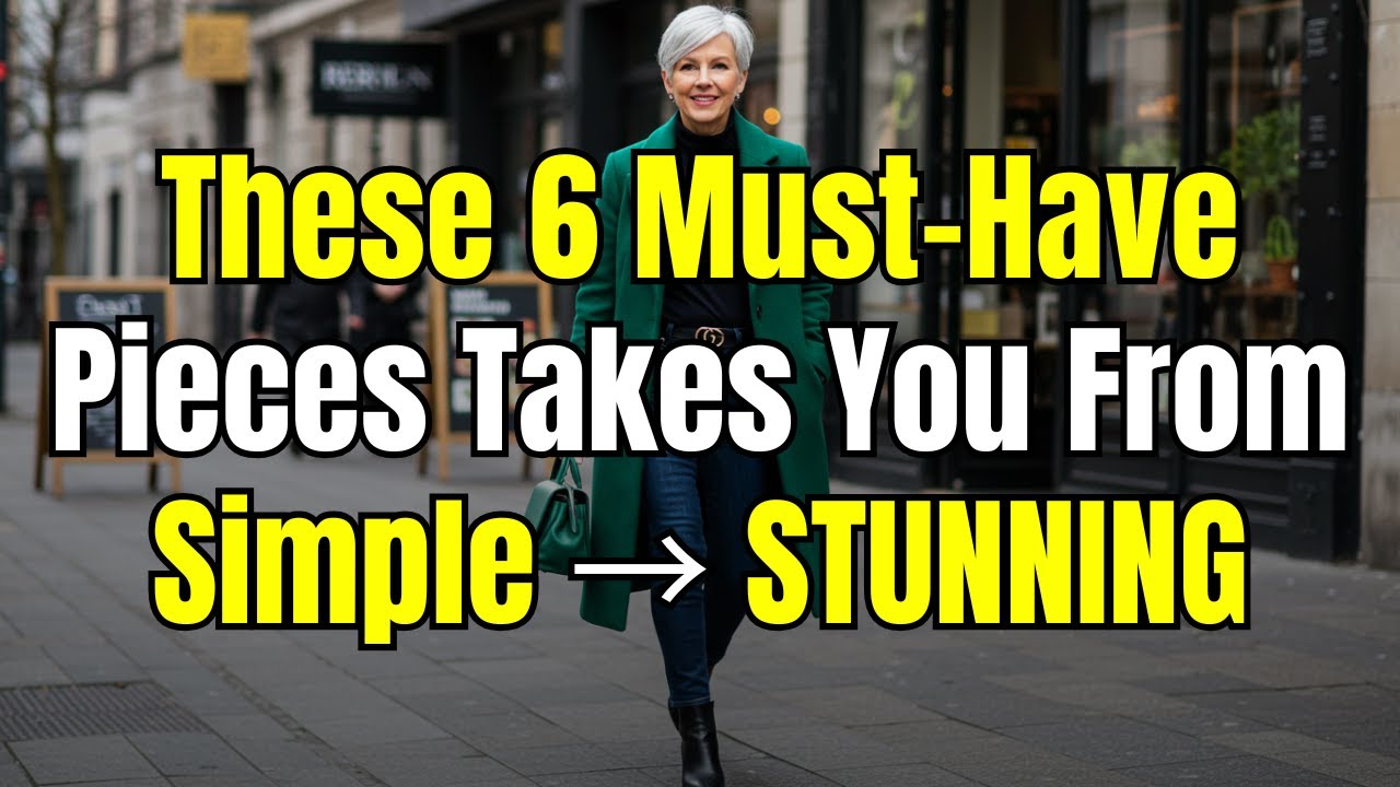 Use These 6 Pieces to Be the Most Elegant 60+ Woman Among Your Friends
