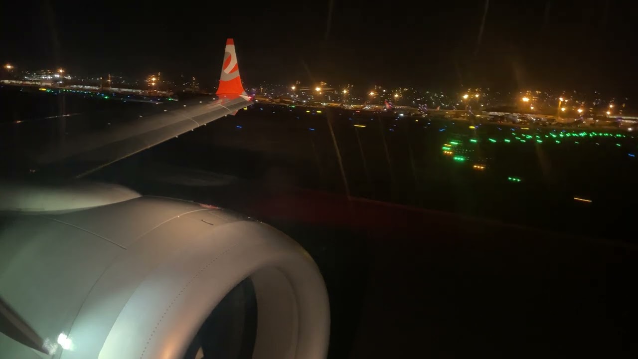 GOL 737 MAX 8 | Taxi e decolagem de Guarulhos