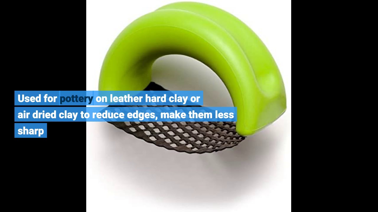 Sherrill Mudtools Small Shredder Rasp Tool for Pottery, Clay, Sculpture Artists, Color Varies