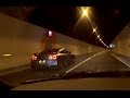 Crazy 1000bhp Nissan GTR and Supercar Tunnel Run: With Flames!