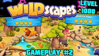 WildScapes - Level 1000 | Episode: 2 | Exotic Animals | GamePlay | Explore An Amazing Zoo!