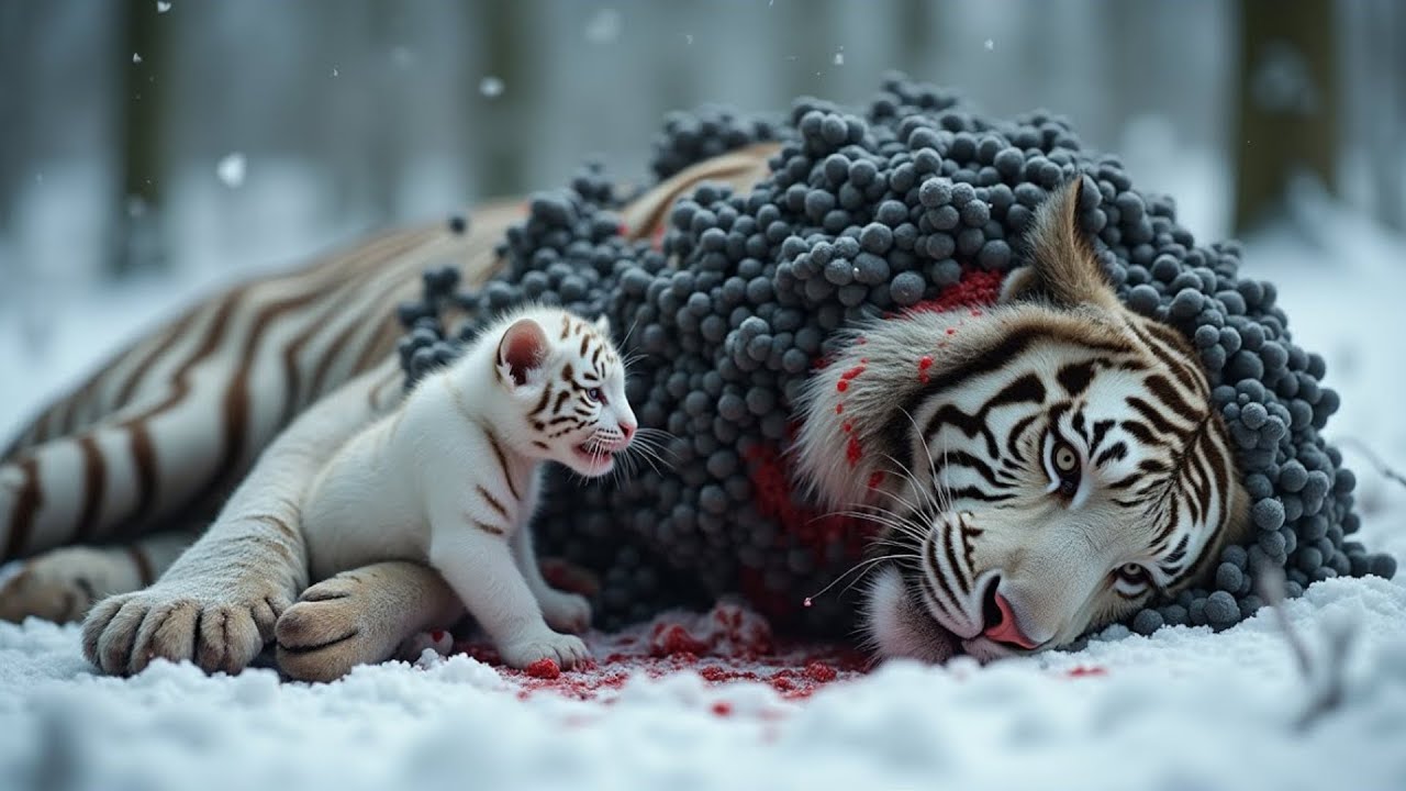 USA Army Officer Rescues Tiger Infected by Brancles in Snowy Forest!