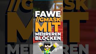 FAWE //gmask mit mehreren Blöcken 😮 #minecraft #building