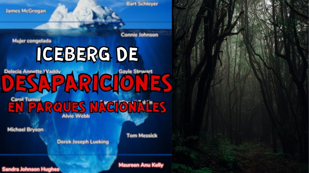 Iceberg de Desapariciones Misteriosas en Bosques y Parques Nacionales