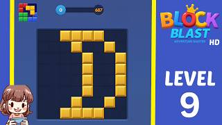 Block Blast Level 9 Adventure Solution Walkthrough