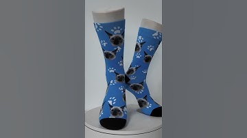 DIY Pet Portrait Socks: Print Your Pet