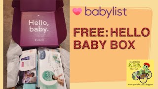 2020 HOW TO GET TONS OF FREE BABY STUFF! Babylist Hello Baby Box