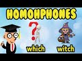 Understanding Homophones: Which vs. Witch