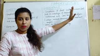 difference between effectiveness and efficiency (class 12 business studies)
