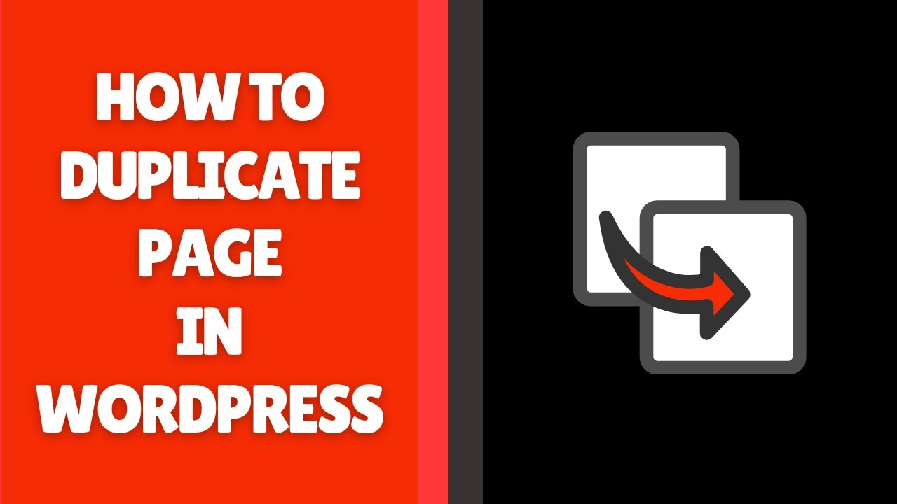 How to Duplicate a Page in WordPress - YouTube