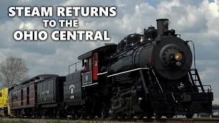 Steam Returns to the Ohio Central Railroad | Oregon Pacific & Eastern #19 | 4/24/26