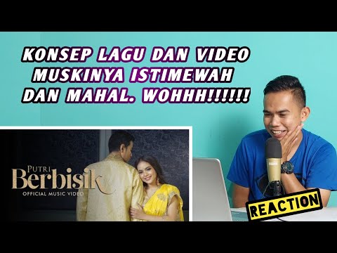Putri Isnari - Berbisik | Reaction | Konsep lagu dan Video Musiknya Keren #putriisnari