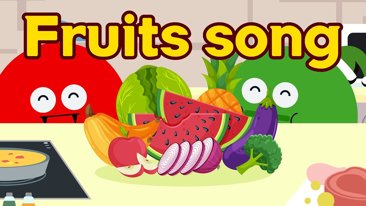 Fruits Song l It's sweet, It's sweet l Nursery Rhymes & educational