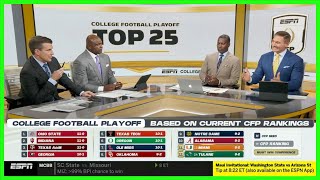 2025 College Football Playoff Rankings Show - 11/25/25