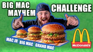 McDonald's Big Mac Mayhem Challenge | JWEBBY CAN EAT x THE WOLF OF EAT STREET