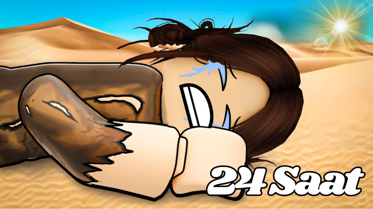 24 SAAT ÇÖLDE MAHSUR KALDIK😱AYŞEM ECE ARI💥ARIGİLLER🐝ROBLOX DRINK or DIE