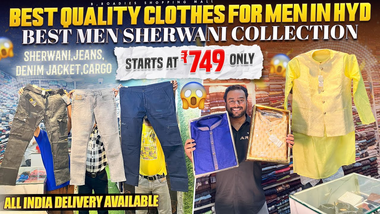 Best Quality Clothes For Men 2026.Best Men's Sherwani Collection In Hyderabad | Starts At 749/- | Best ...