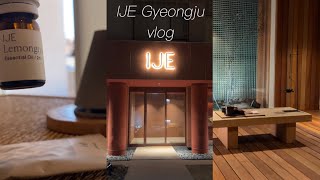 Vlog. 경주추천숙소, IJE이제경주호텔 히노키탕, 프라이빗 스파, 불멍🔥, 소향몽, 황리단길 포토이즘, 설날 명절 호캉스, 경주가족여행