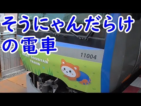 相鉄のかわいいそうにゃんだらけの電車に乗車 迷列車探訪昭和駅から平成駅を目指す旅 Youtube