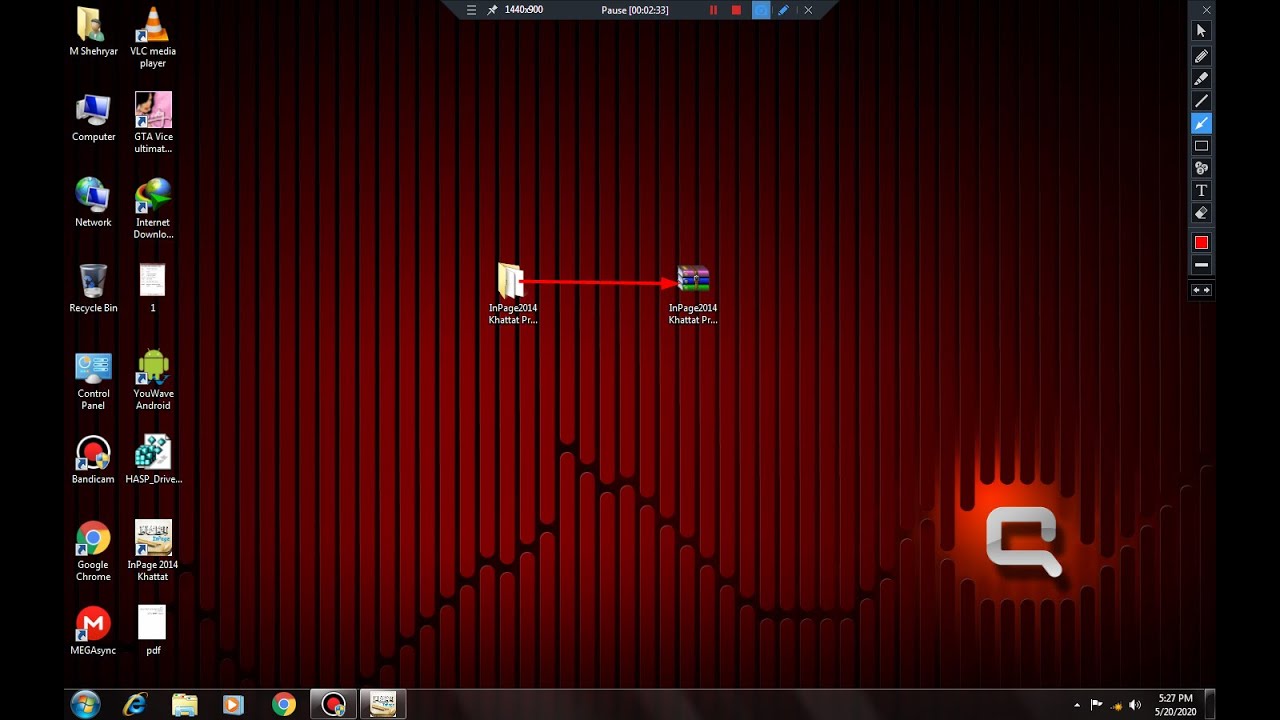 how to convert folder into winrar file or rar file by Muhammad Shehryar 786 - YouTube