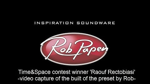 Rob Papen BLUE II Time+Space Contest Preset 01