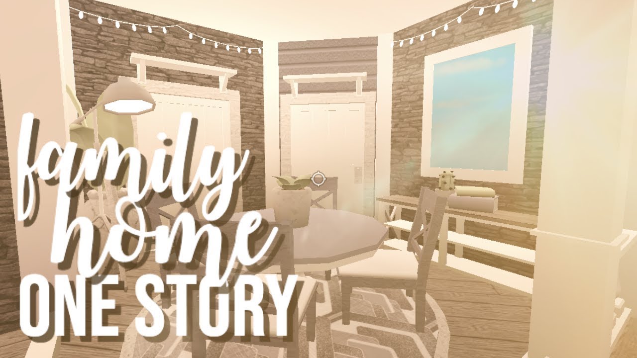 ROBLOX || Bloxburg: One Story Family Home (House Build ...