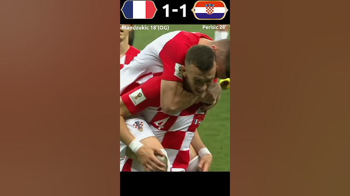 France vs Croatia (Final) | FIFA world cup 2018 #worldcup #shorts #football
